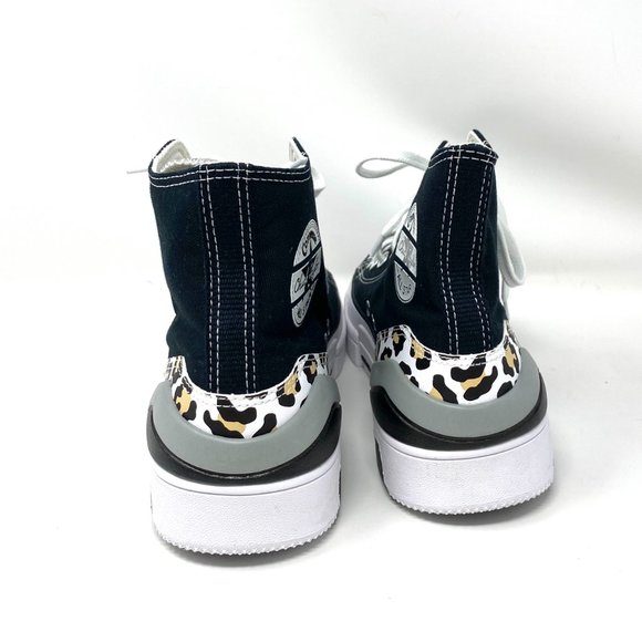Converse Women's Size 11 566786C CPX70 High Canvas Black White Platform Sneakers - Picture 8 of 10